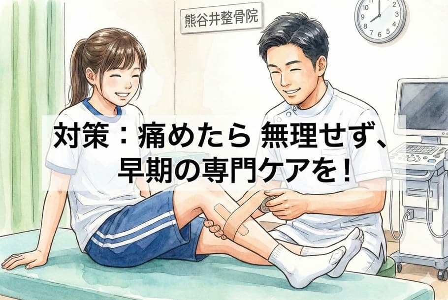 くまがい整骨院では、スポーツに励む皆様を全力でサポートしています。