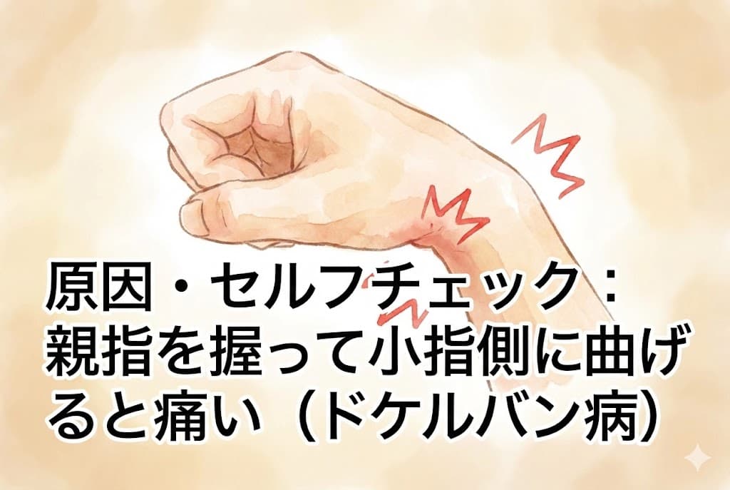 腱鞘炎の検査ドケルバン