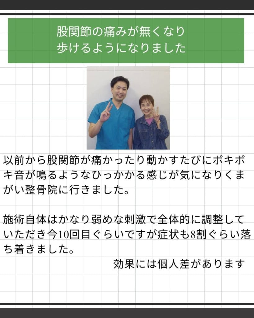くまがい整骨院　患者様の声