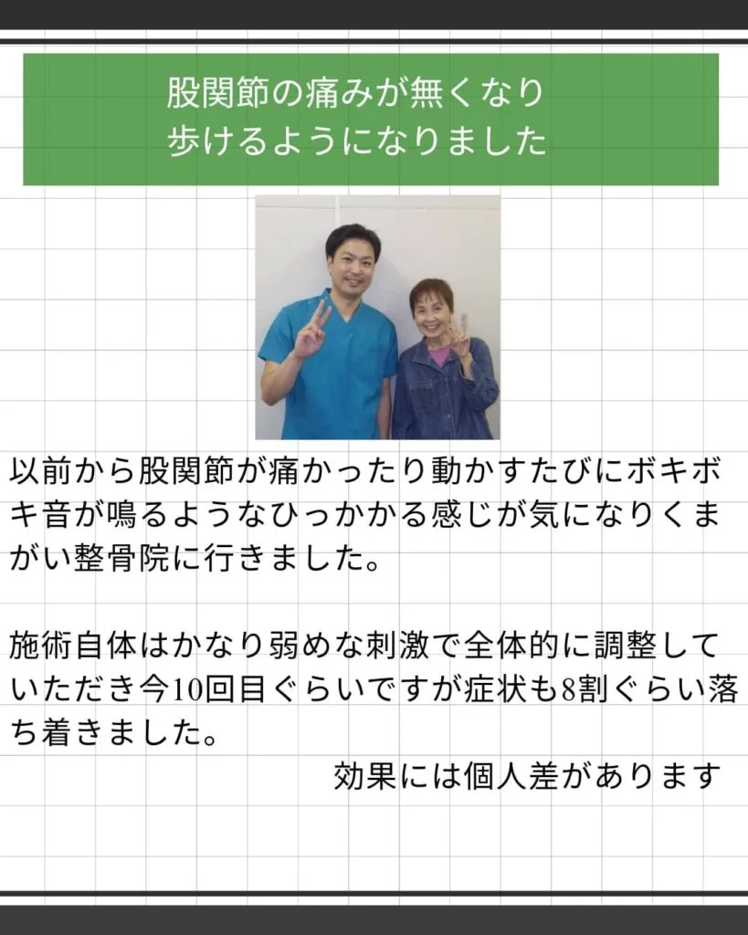 くまがい整骨院　患者様の声